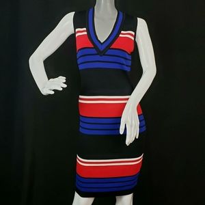 🆕️ 🔵 CODIGO Knit Stripe Dress // (NWOT)